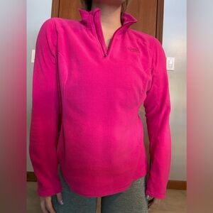 The North Face Pink Quarter-Zip Fleece